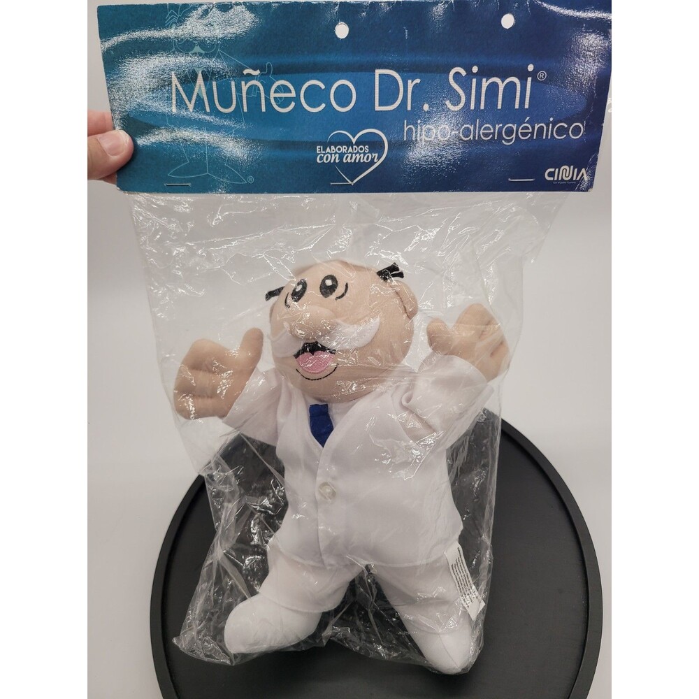 Dr. Simi Plush Doll Hypoallergenic • New Sealed • Collectible Mascot • Farmacias
